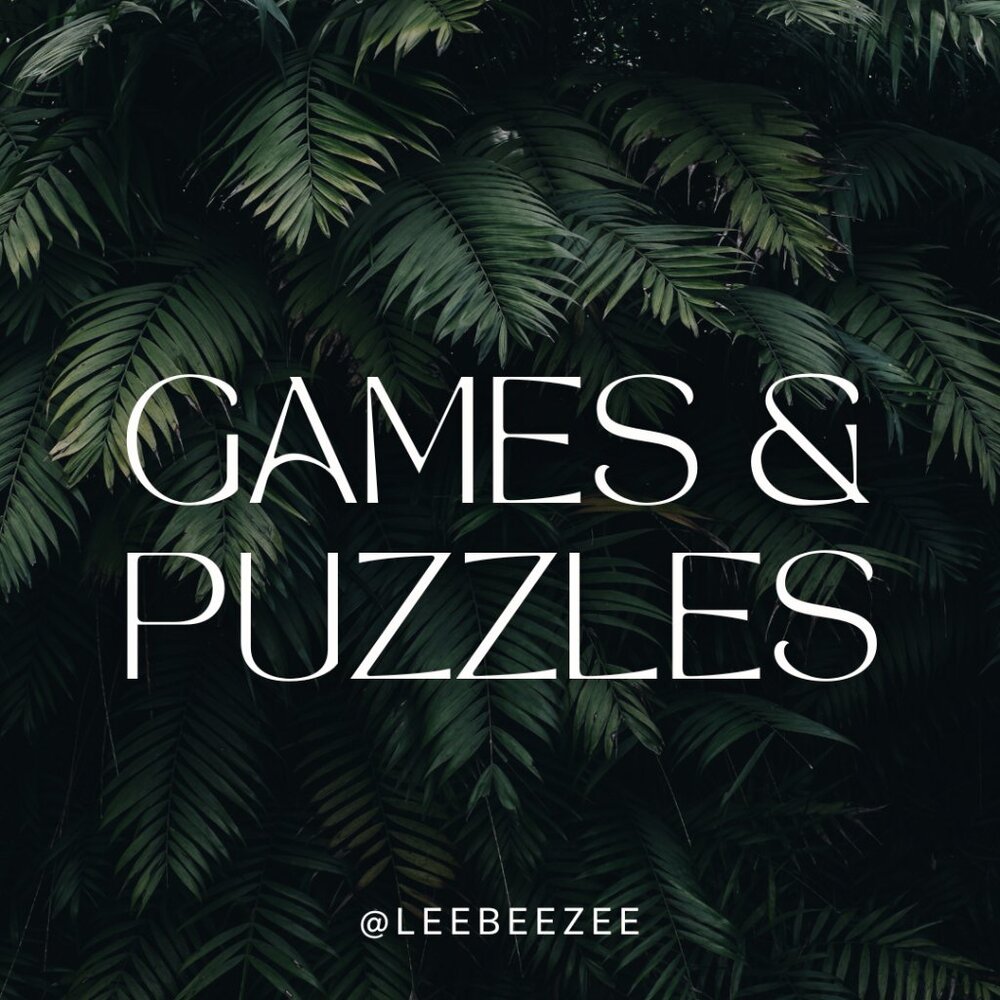 SHOP GAMES & PUZZLES!
